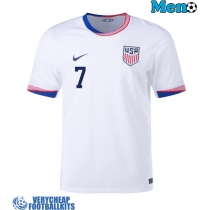 United States Giovanni Reyna #7 Replica Home Shirt Copa America 2024 Short Sleeve